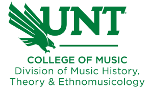 UNT College of Music Division of Music History Theory & Ethnomusicology logo